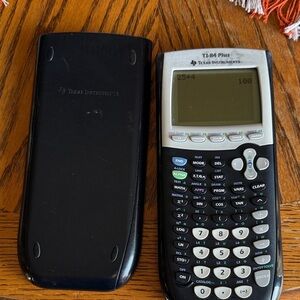 Texas Instruments Silver and Black TI-84 Plus Calculator